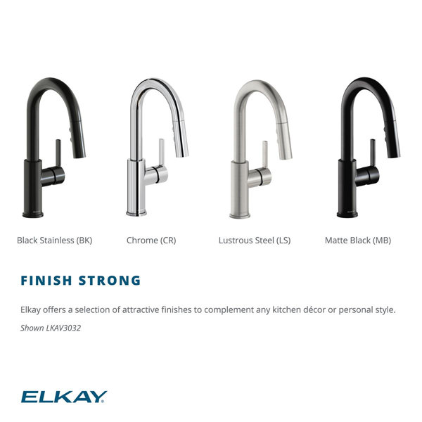Elkay Avado Pull Down Kitchen Faucet & Reviews Wayfair